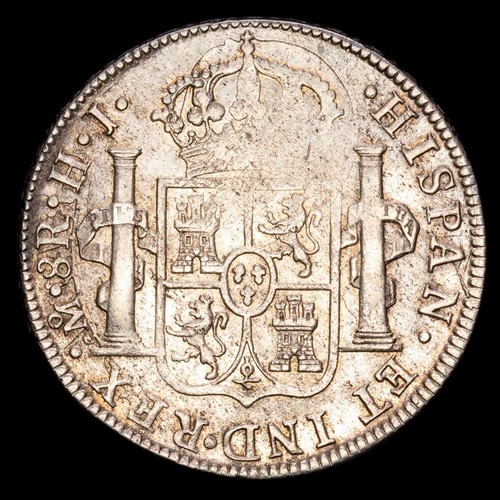 Fernando VII 8 Reales (27,01g) 1810 México H·J AC-1314 XF- - Picture 3 of 3