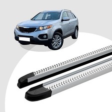 Trittbretter passend für Kia Sorento ab 11/2009-12/2014 (Model: MAJA, Farbe: Sil