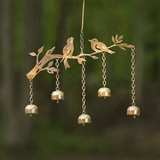  Birds w/Bells Wind Chime, Multi 