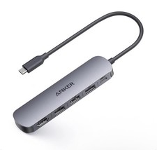 Anker USB C Hub, 5-In-1 USB Hub for Laptops, 4K HDMI Multiport Adapter with 90W