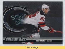 2023 Upper Deck Credentials Speed of the Game Stars Jack Hughes #SG23 READ 0b3
