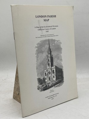 London Parish Map 1903 Ecclesiastical Divisions London Topographical Society