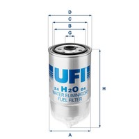 Kraftstofffilter UFI 24.H2O.04 Filtereinsatz FüR Alfa Fiat 156 Stilo 147 Doblo