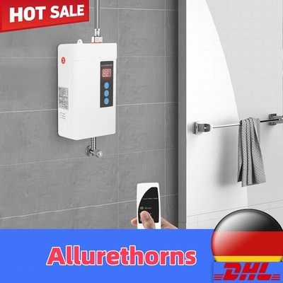 Weiß Modern YF-001E Wand-Mounted Instant Water Heater 5000W LED Display