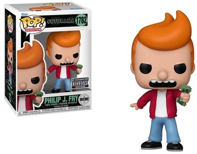 Funko Pop! Futurama Philip J Fry #1782 Entertainment Earth Exclusive Damaged Box