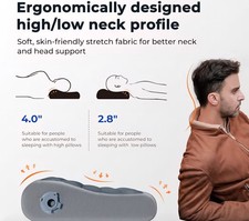 Flextail Zero Pillow SE Lekka, zmywalna, ergonomiczna poduszka podróżna