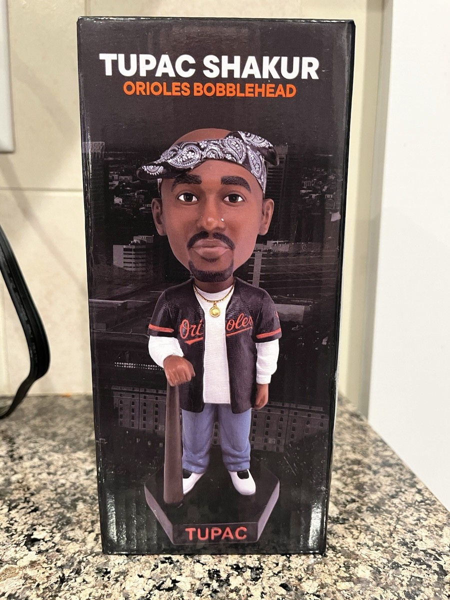 Tupac Vintage Orioles Bobble Head New In Box Rare Collectible Rare