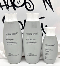 Living Proof Full Shampoo  Conditioner  Thickening Cream Volumizing Set NEW