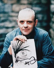 ANTHONY HOPKINS signed autograph 20x25cm HANNIBAL in person autograph ACOA