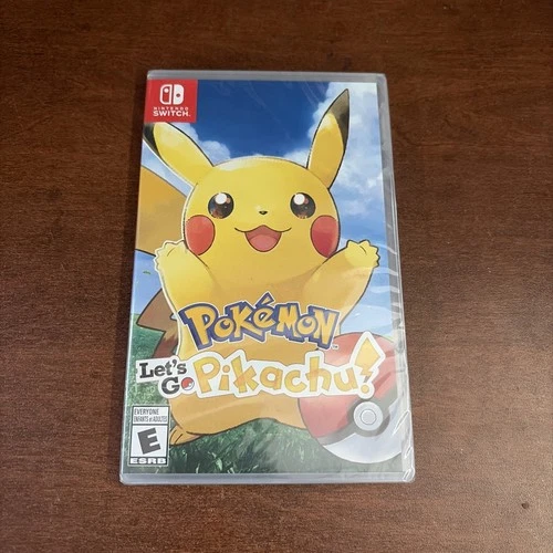 Pokemon Let's Go Pikachu Nintendo Switch Unopened Brand New in Plastic