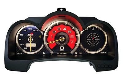 For Toyota Hilux 2005-2015 LCD Digital Cluster Speedometer Dashboard Head Unit