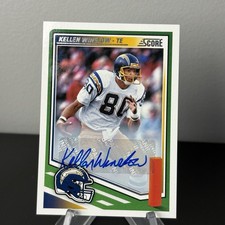 Panini Score 2025 Kellen Winslow Chargers #270 Autographed Football Card Auto