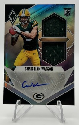 2022 Panini Phoenix - Rps Rookie Auto Jersey Duel Patch Christian Watson /149