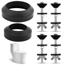 Universal Toilet Tank to Bowl Gasket  Bolts Kit 4 Sets Stainless Steel