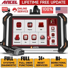 ANCEL DS600 ELITE All System Bidirectional OBD2 Scanner Diagnostic Tool For FIAT