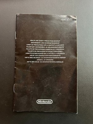 GameCube - Console - Safety Instructions - Multilingual
