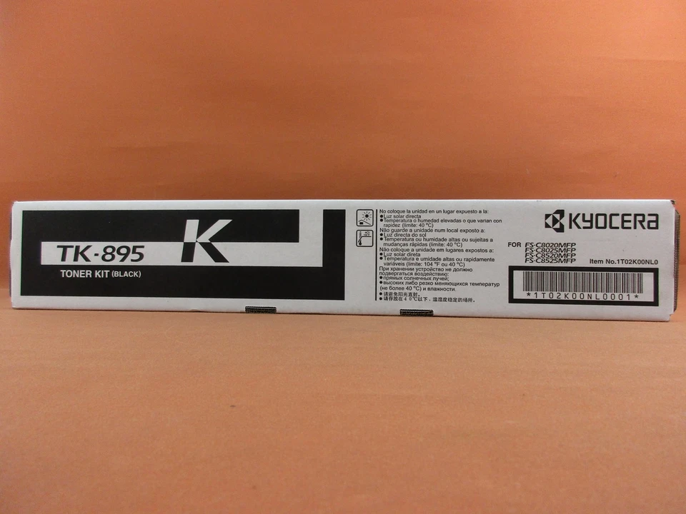 Kyocera TK-895 BK Toner Original Noir OVP - Photo 4/4