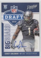 2016 Panini Prestige Draft Big Board Ink 38/100 Corey Coleman #6 Auto n0c