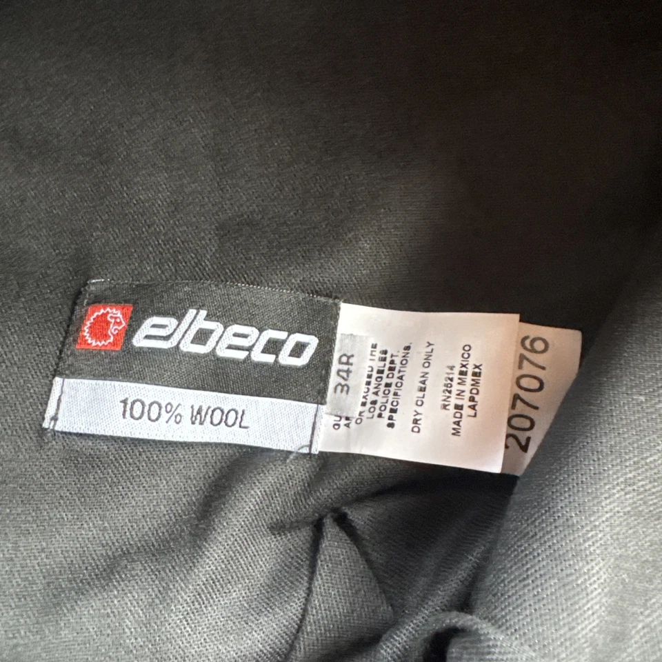 Elbeco Men’s Uniform 100% Wool Pants Size 34R - Image 3 of 4