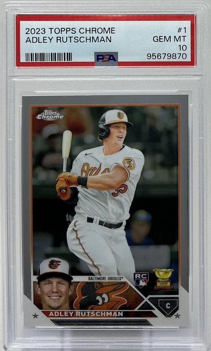 Adley Rutschman Rookie PSA 10 - 2023 Topps Chrome ‘Rookie Cup’ -Orioles