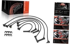 Set of 6 Right Hand Drive Ignition Spark Plug Wires Compatible with Ford