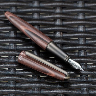 Diplomat Aero Fountain Pen - Black Forest   Medium steel nib New 2026 model