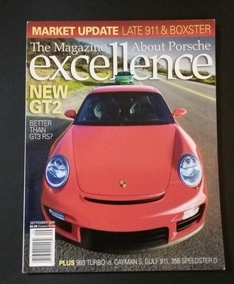 Excellence Porsche Magazine No. 167 Sep 2008   New GT2 Cover Feature
