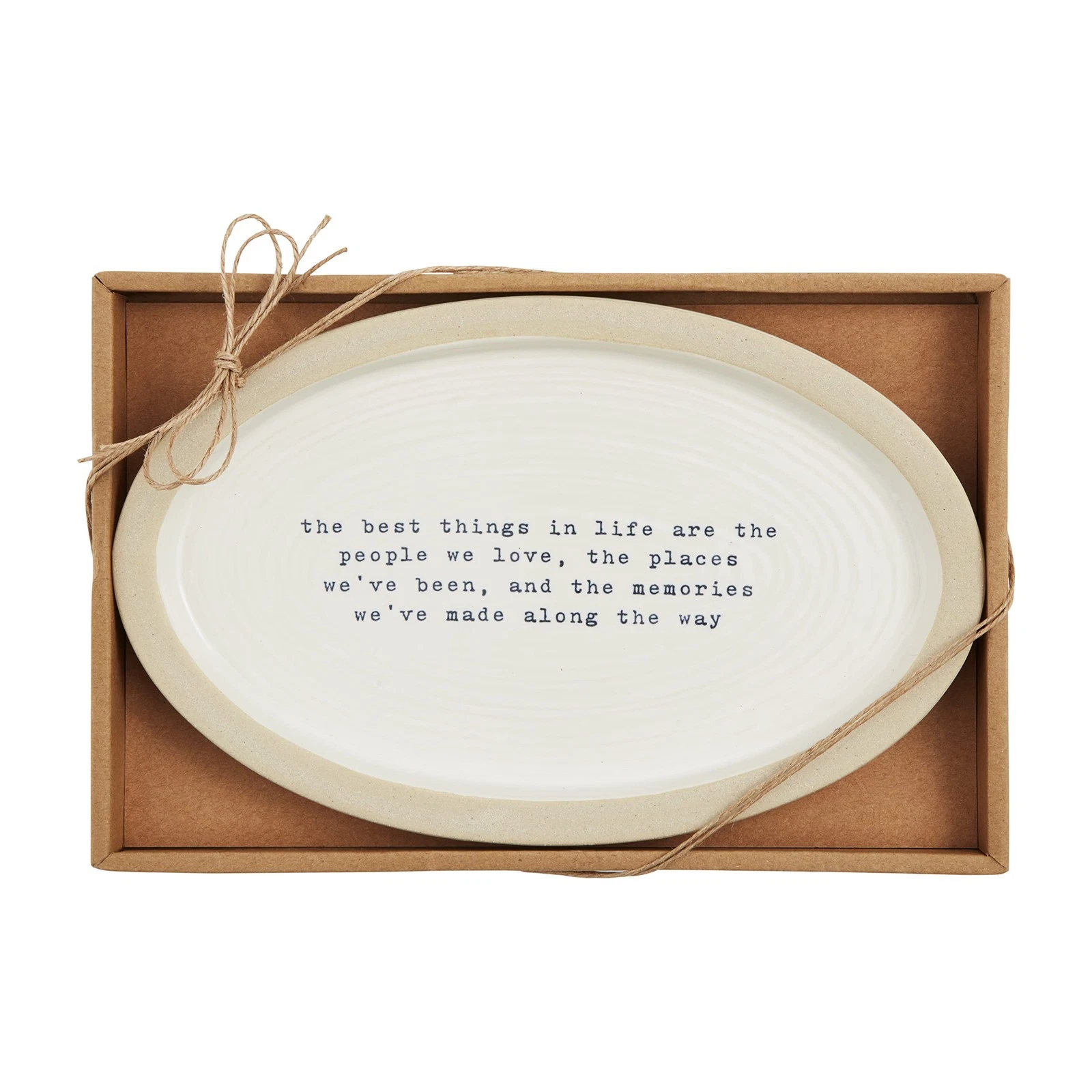 Mud Pie Farm Sentiment Plate, 6 1/2" x 11", Best,Pie Plates