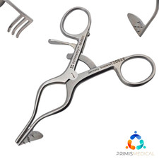 Symmetry Perkins 66-6651 Three Prong Retractor 5" Solid Blades