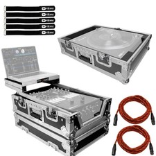 ProX Rane Seventy Two 72 Mixer w Rane Twelve 12 Flight Case Silver Package i...