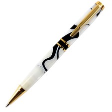 Elegant American Pen Kit, Gold Finsh, Single Kit, Legacy Woodturning
