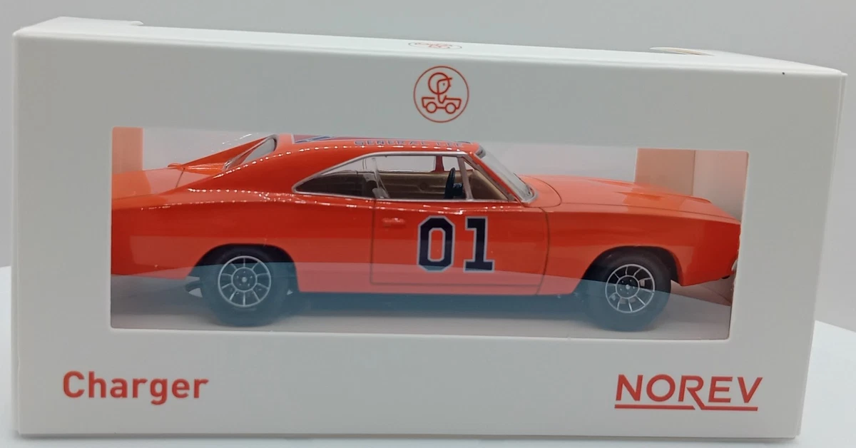 [NEW] Norev General Lee Dukes of Hazzard Dodge Charger 1969 Scale 1:43