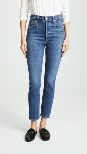 AGOLDE Nico High Rise Slim Skinny Ankle 