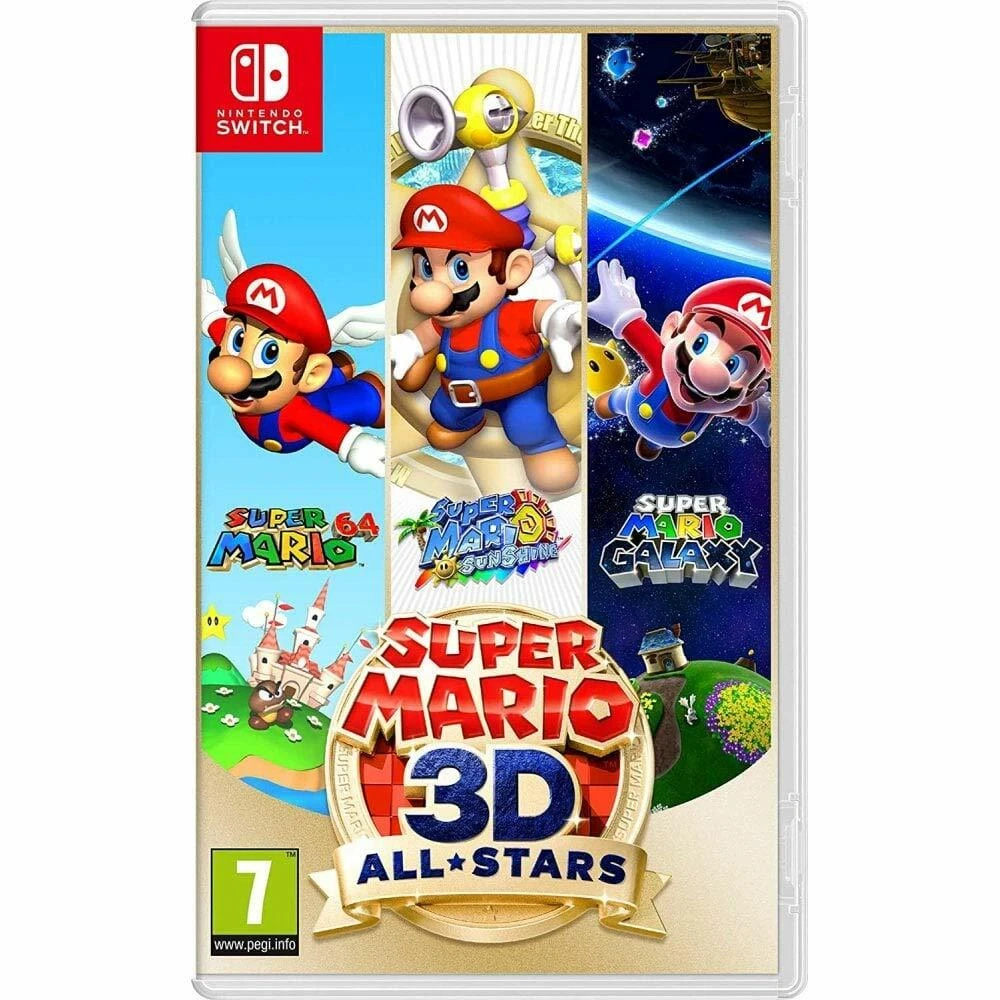 Super Mario 3D All-Stars - Nintendo Switch [3 HD Games Sunshine Galaxy 64]  NEW 45496426392