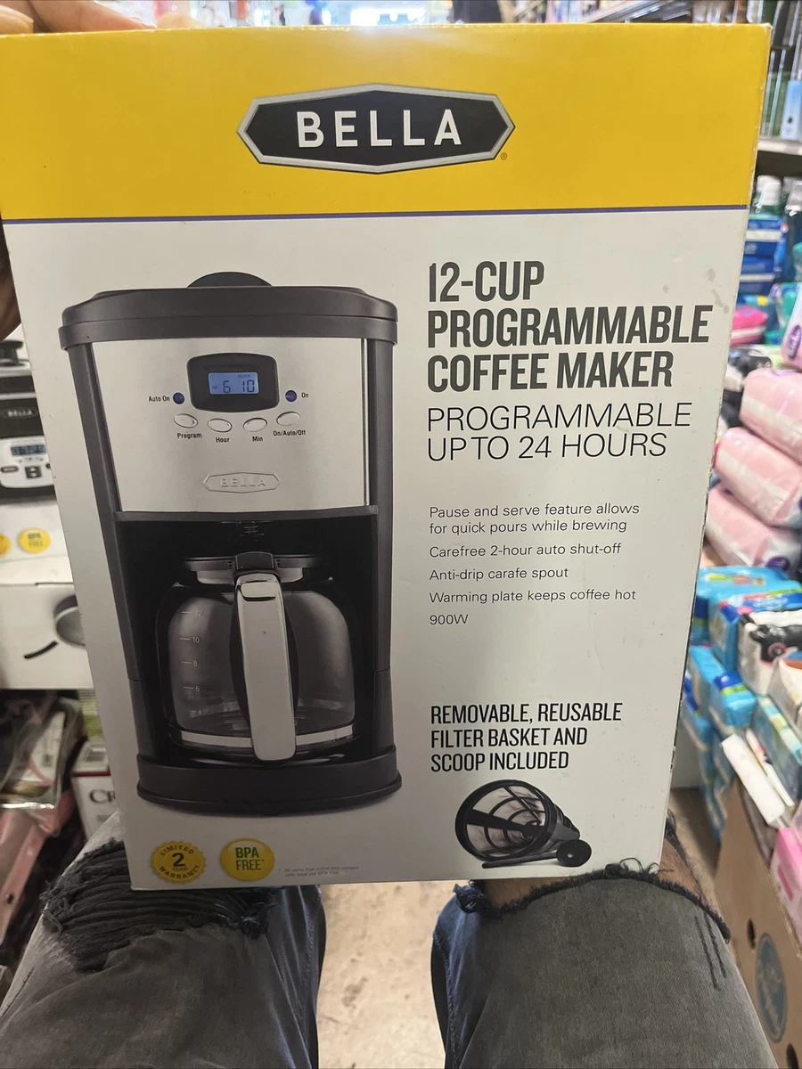 Bella 12 cup coffee cheap maker