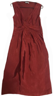 Moschino Cheap and Chic A-Line Red Cocktail Midi Dress Size 40It