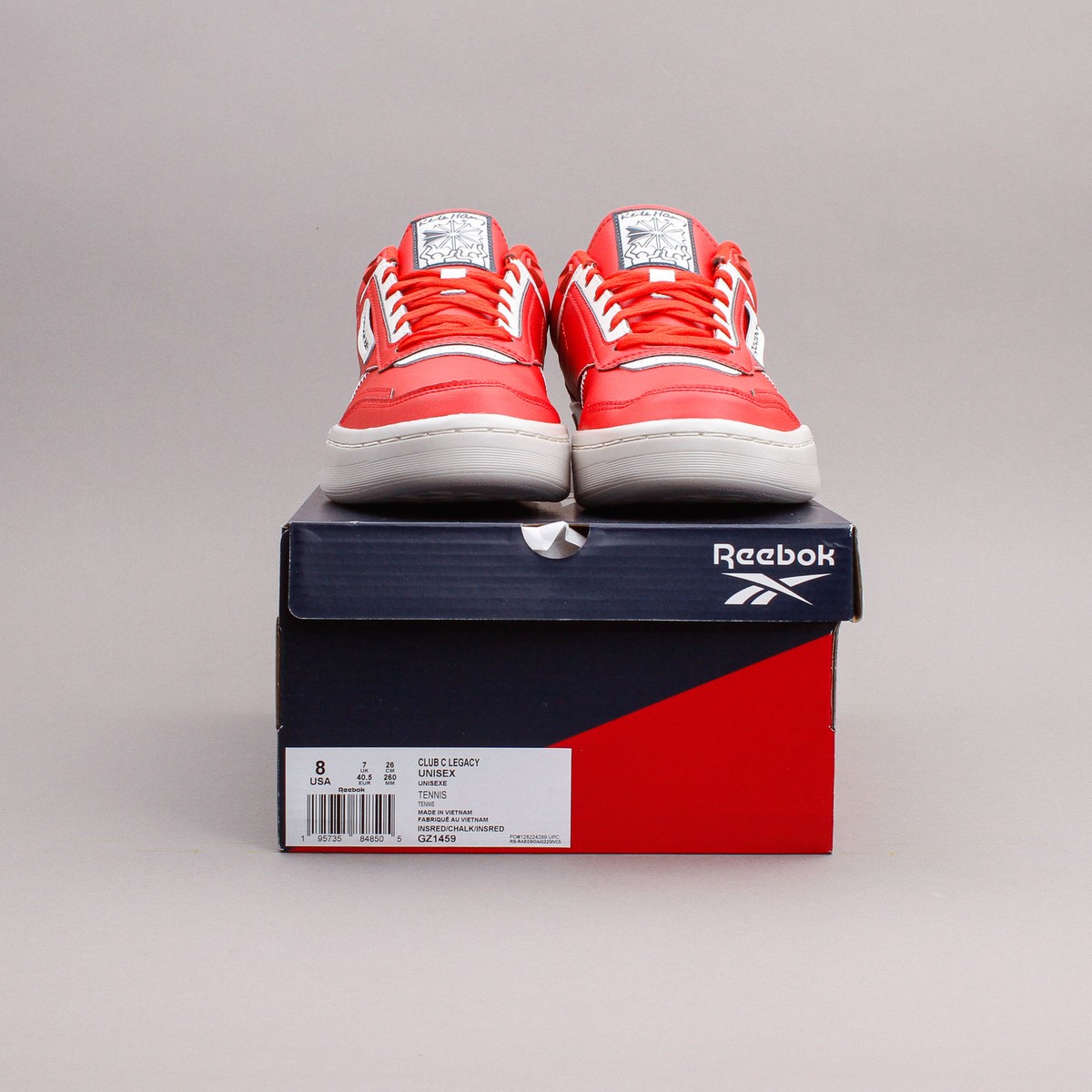 reebok club c legacy red