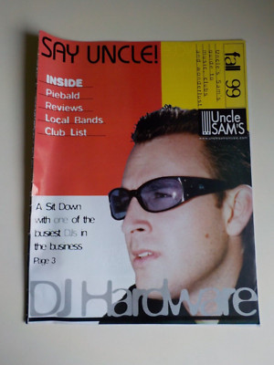 SAY UNCLE Sam's Music Vintage Magazin Fall 1999 Miami Beach FL Clubs DJ Hardware