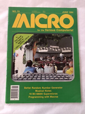 Micro Magazine ''For the Serious Computerist'' / June 1984 / No. 72