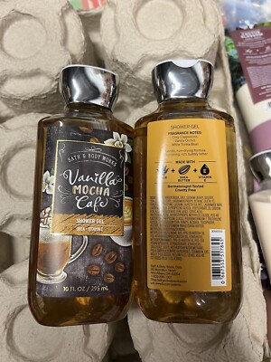 1 Bath & Body Works VANILLA MOCHA CAFE Shower Gel Body Wash 10 fl. oz/295 ml