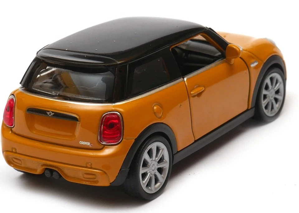Welly New Mini Hatch Orange Black Top 1:34 1:39 Scales Car US IMPORT DUTIES PAID - Image 3 of 4