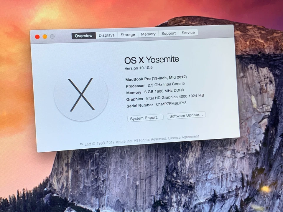 APPLE MACBOOK PRO (MD101LL/A) 13.3 / MID 2012 / 500GB HDD / 6 GB RAM - CORE I5 - Image 4 of 4