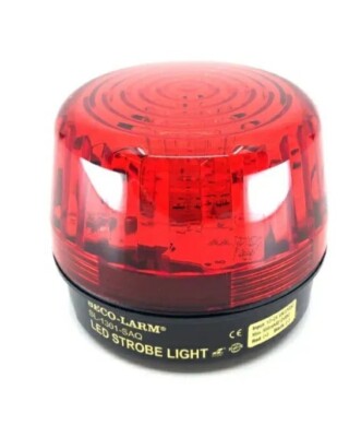 Seco-Larm Enforcer LED Strobe Light w/ Programmable Siren, Red (SL-1301-SAQ/R)