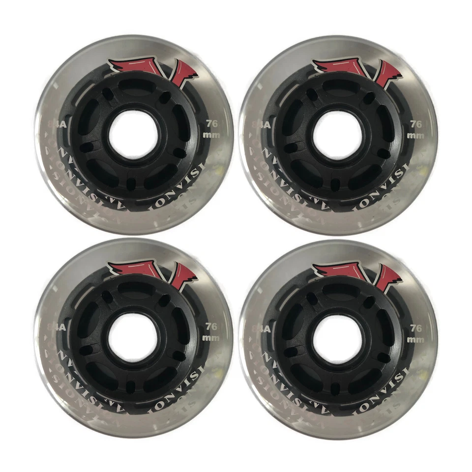 VISION Outdoor Rolle 84A 4er-Set Inlinerollen / Skate Wheels 60/64/68/72/76/80mm