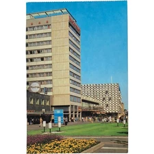 Vintage Postcard, Dresden Interhotel, "Lilienstein", Centrum-Warenhaus