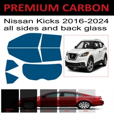 Premium Nano Carbon Window Tint fits Nissan Kicks SUV 2016-2024 Precut Tint