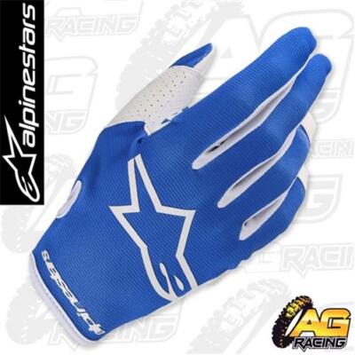 Alpinestars 2023 Radar UCLA Blau Weiß Kinder Handschuhe