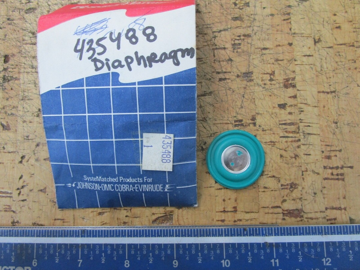 NEW OEM* OMC Johnson Evinrude DIAPHRAGM 435488 0435488 | eBay