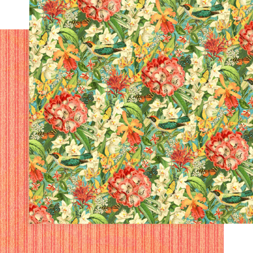 GRAFIK 45 "LOST IN PARADISE" 8 (12X12 PAPIERE TROPICAL RETIRED SCRAPJACK'S PLACE - Bild 7 von 9