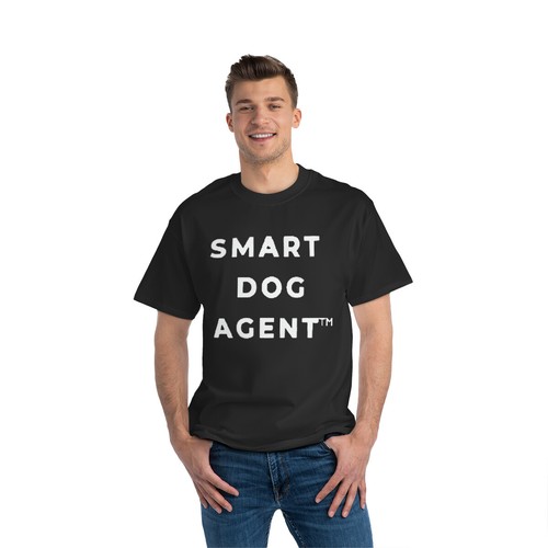 SMART DOG AGENT Short-Sleeve T-Shirt (White Text) - Picture 4 of 5